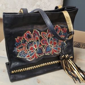 Patricia Nash Leather Provencal Escape Embroidery